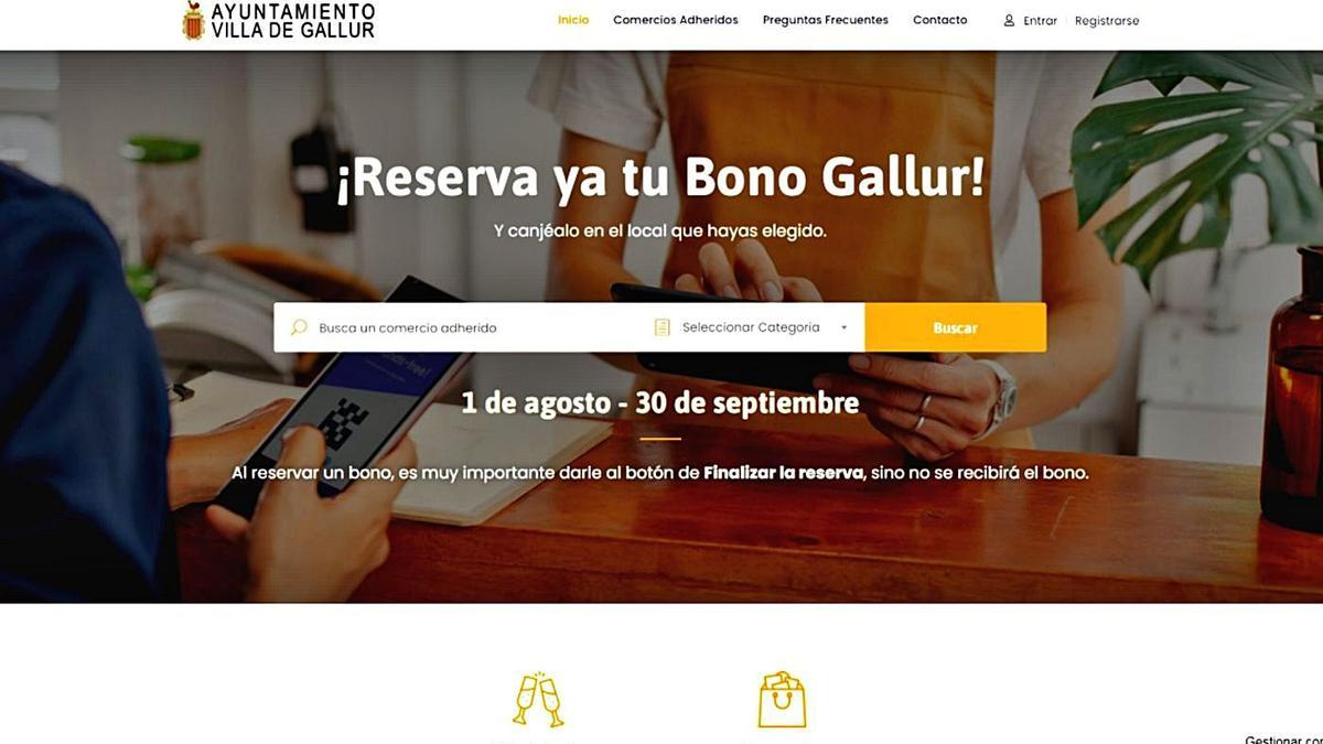 Los interesados deben registrarse en el portal web y después solicitar los bonos para canjear en los comercios. | SERVICIO ESPECIAL