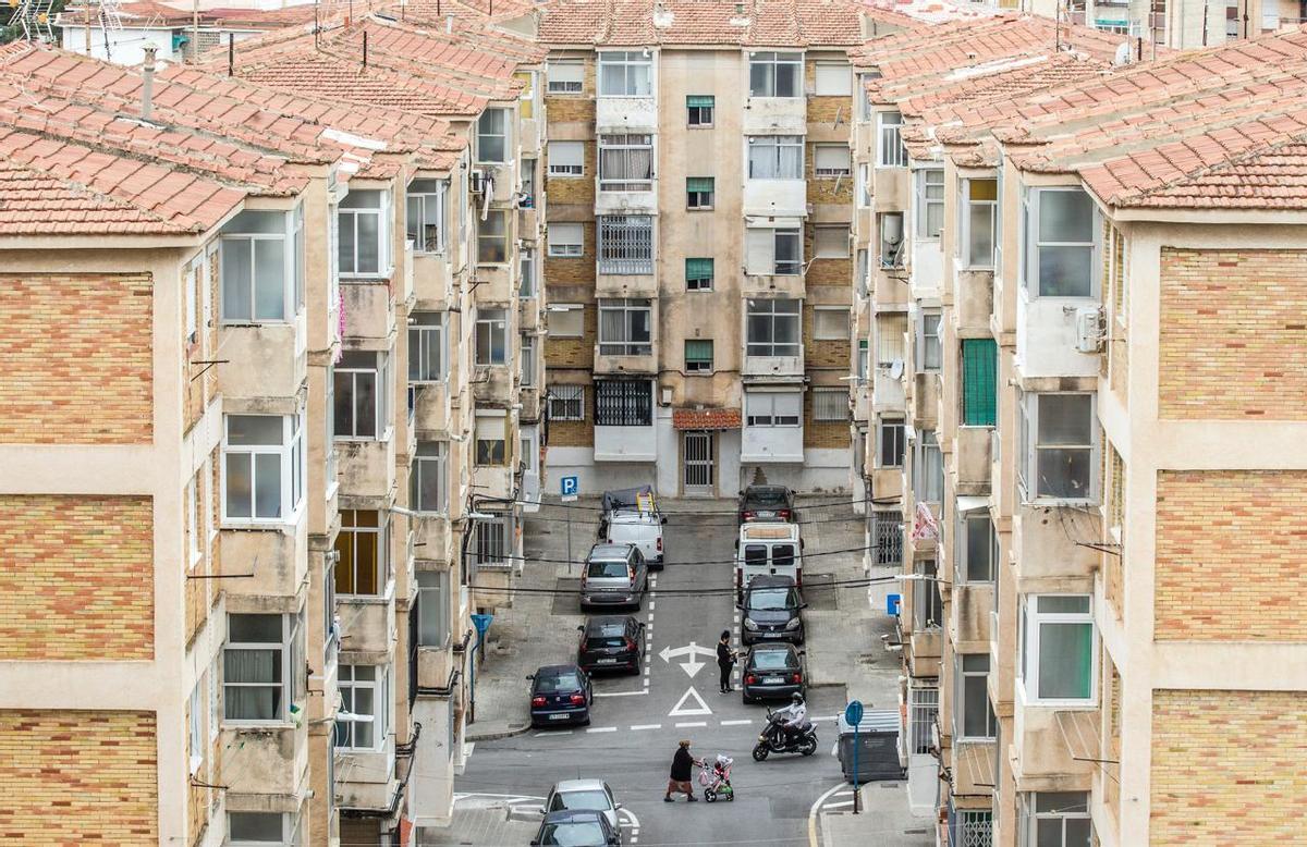 Colonia Requena, en Alicante, uno de los barrios afectados por vulnerabilidad crítica.