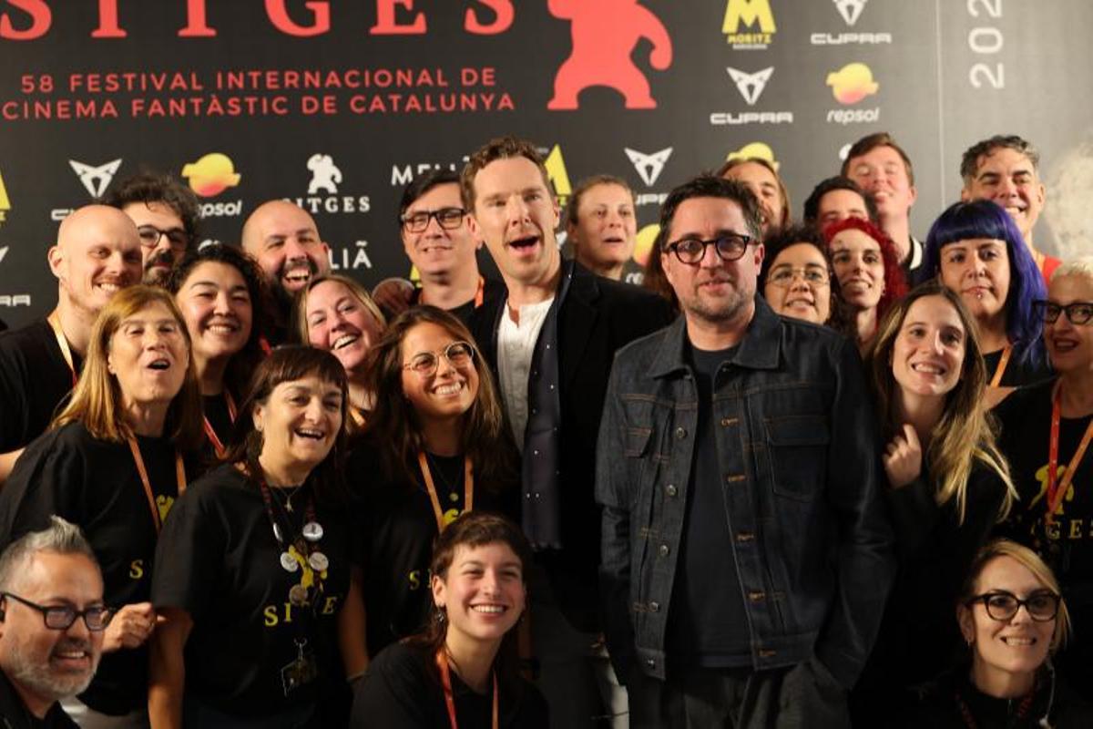 El actor Benedict Cumberbatch ovacionado en Sitges