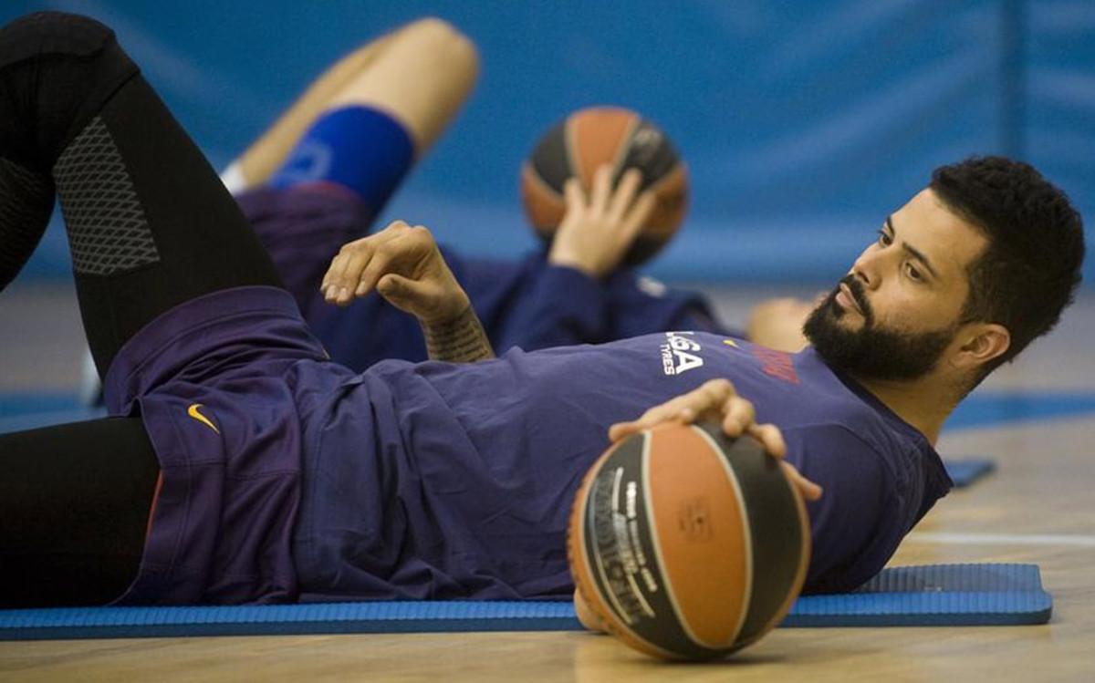 Faverani llegó al Barça Lassa el pasado mes de enero