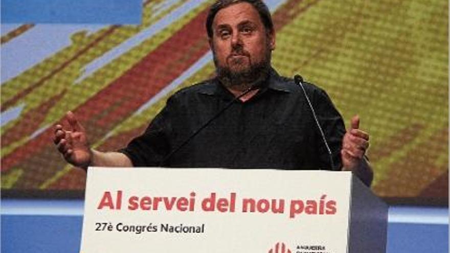 Junqueras va assegurar que en les eleccions del 27 de setembre &quot;en ho juguem tot&quot;.