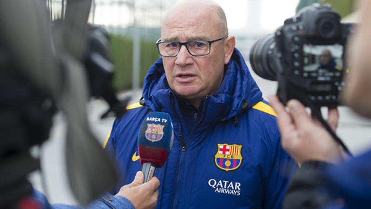 Xavi Llorens, entrenador del FC Barcelona Femenino