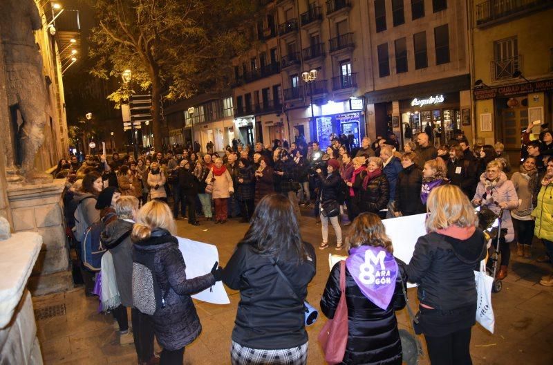 Manifestación en Zaragoza contra el veredicto del TSJN a 'La manada'