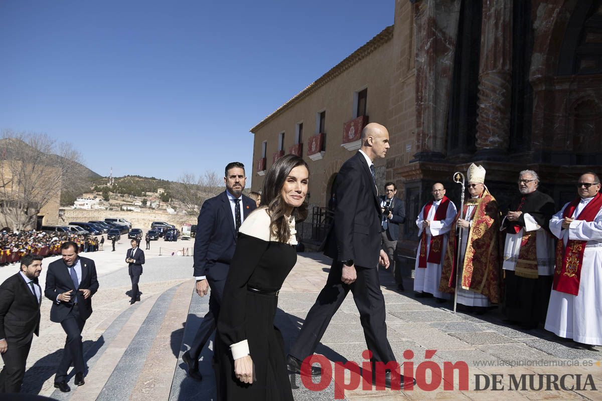 Visita de los reyes de España a Caravaca (explanada de la Basílica)
