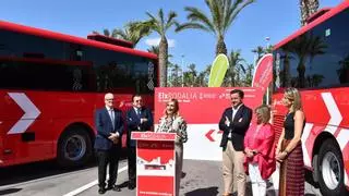 Un nuevo servicio de autobús conecta Alicante y Elche sin paradas en 30 minutos y con 54 servicios diarios