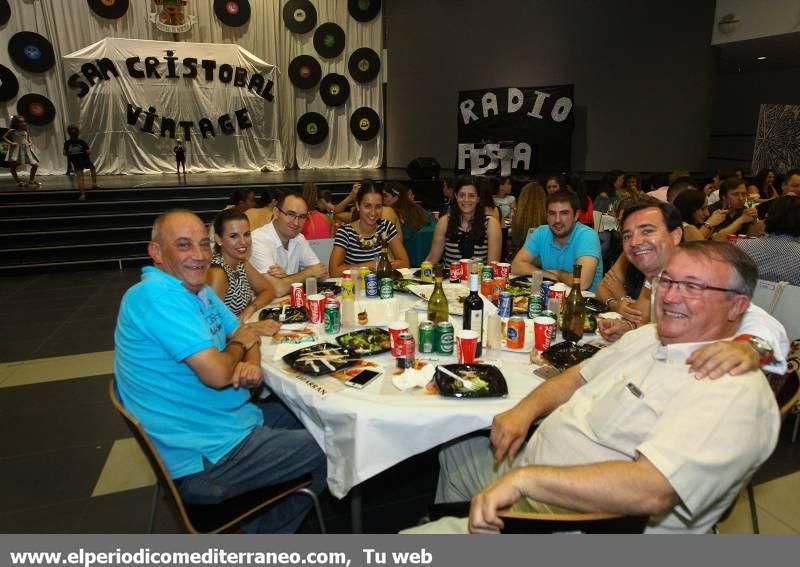 Cena popular de la gestora de gaiates en las Fiestas de San Cristóbal