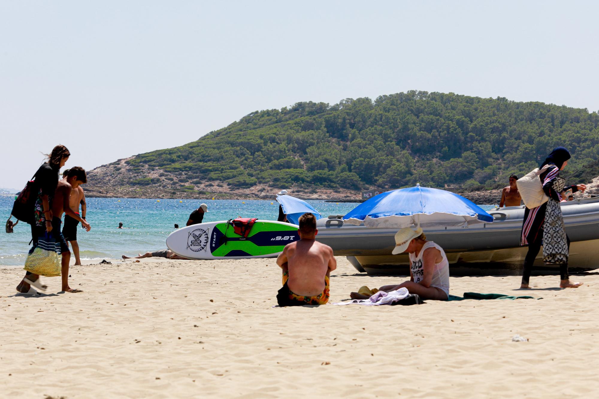 Motos de agua en Platja d'en Bossa