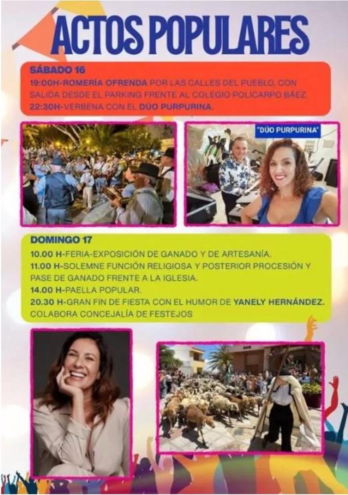 Fiestas de Sardina del sur 2026.