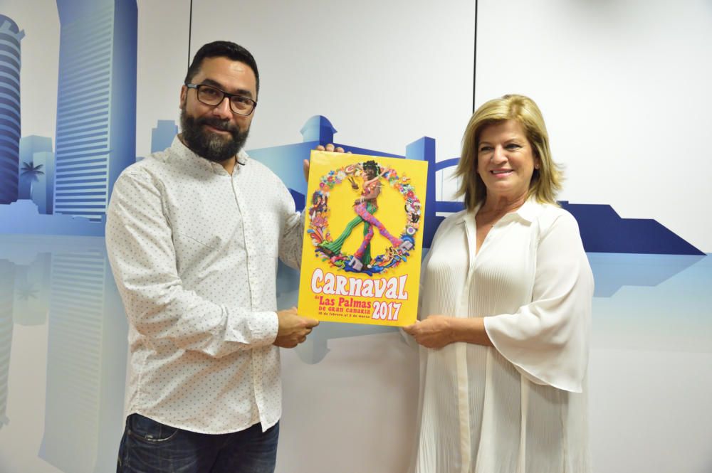 Presentación del cartel del Carnaval de Las Palmas de Gran Canaria 2017