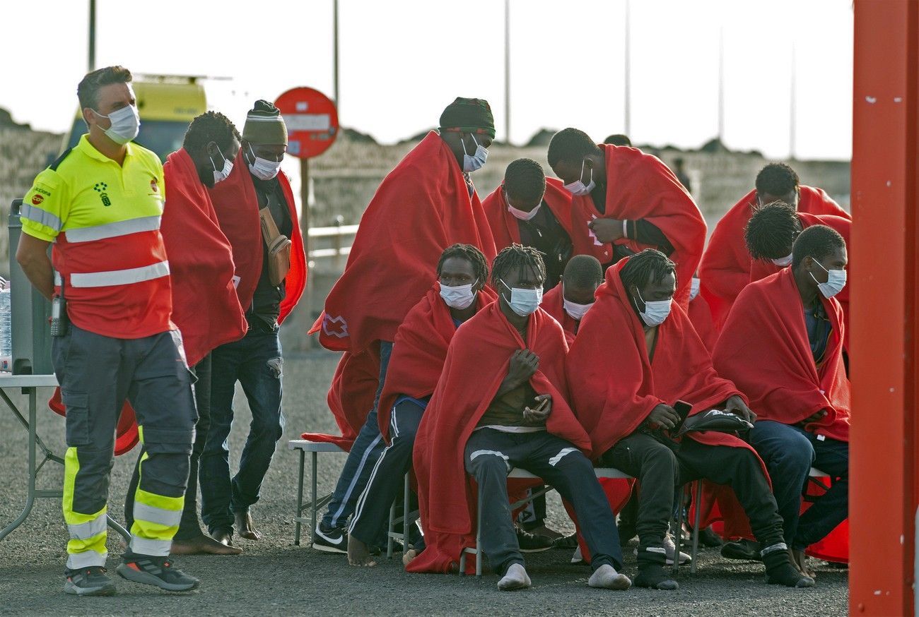Llegada de migrantes a Canarias