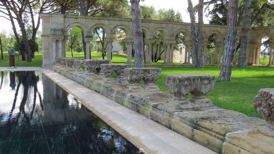 El claustro en la finca Mas del Vent de Palamós en 2014.