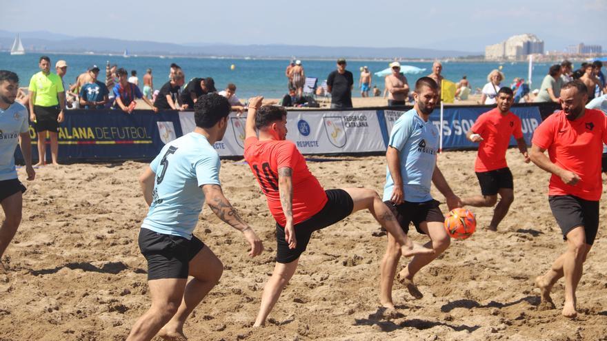 Campionats de Catalunya de futbol platja a Roses