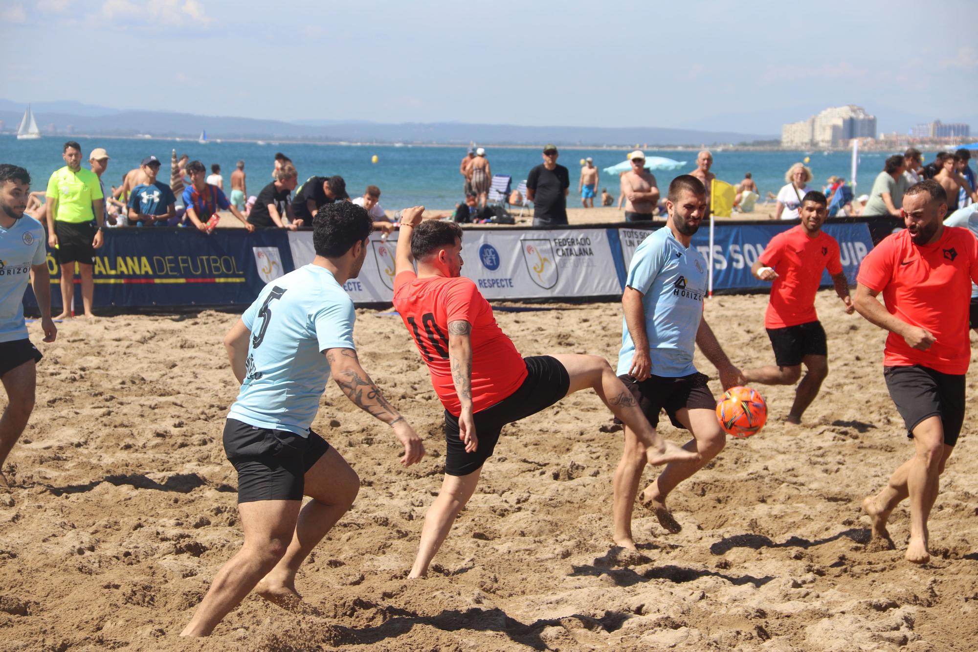 Campionats de Catalunya de futbol platja a Roses