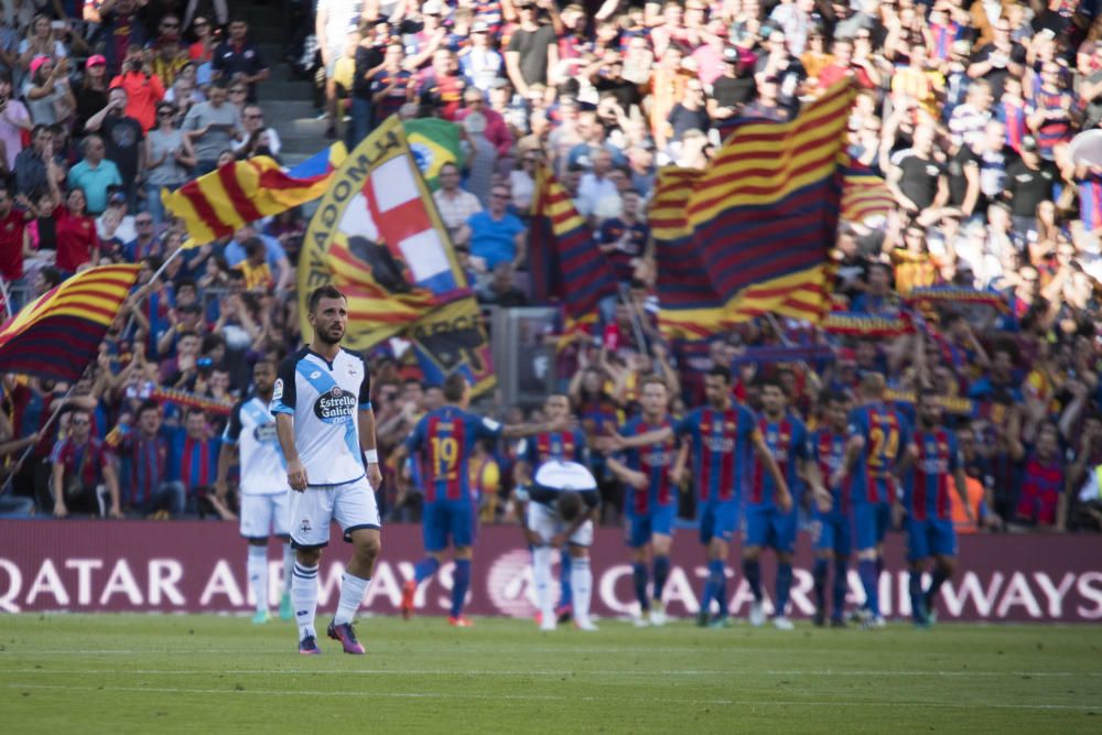 El Deportivo cae goleado ante el Barcelona