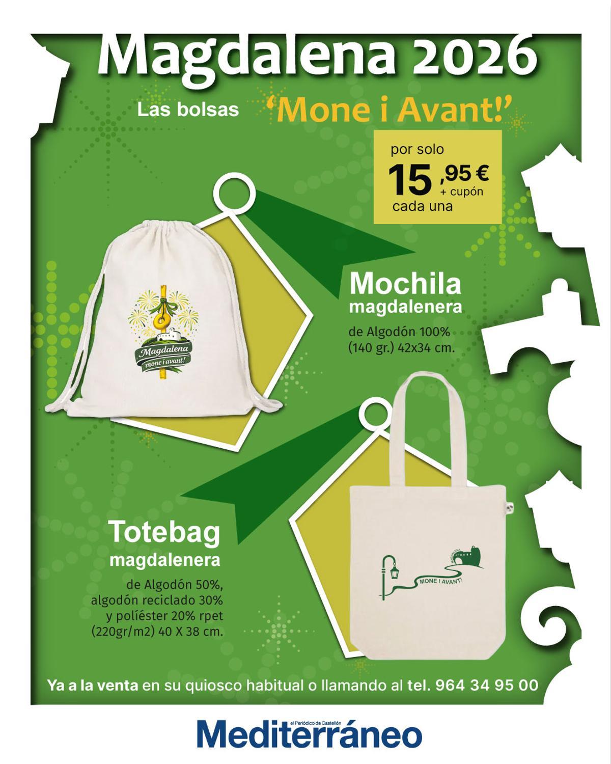 Promoción de las bolsas 'Mone i Avant!'.