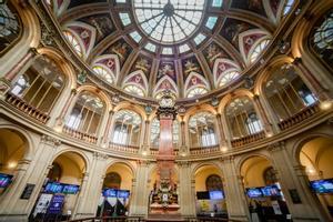 Archivo - El interior de la Bolsa de Madrid.