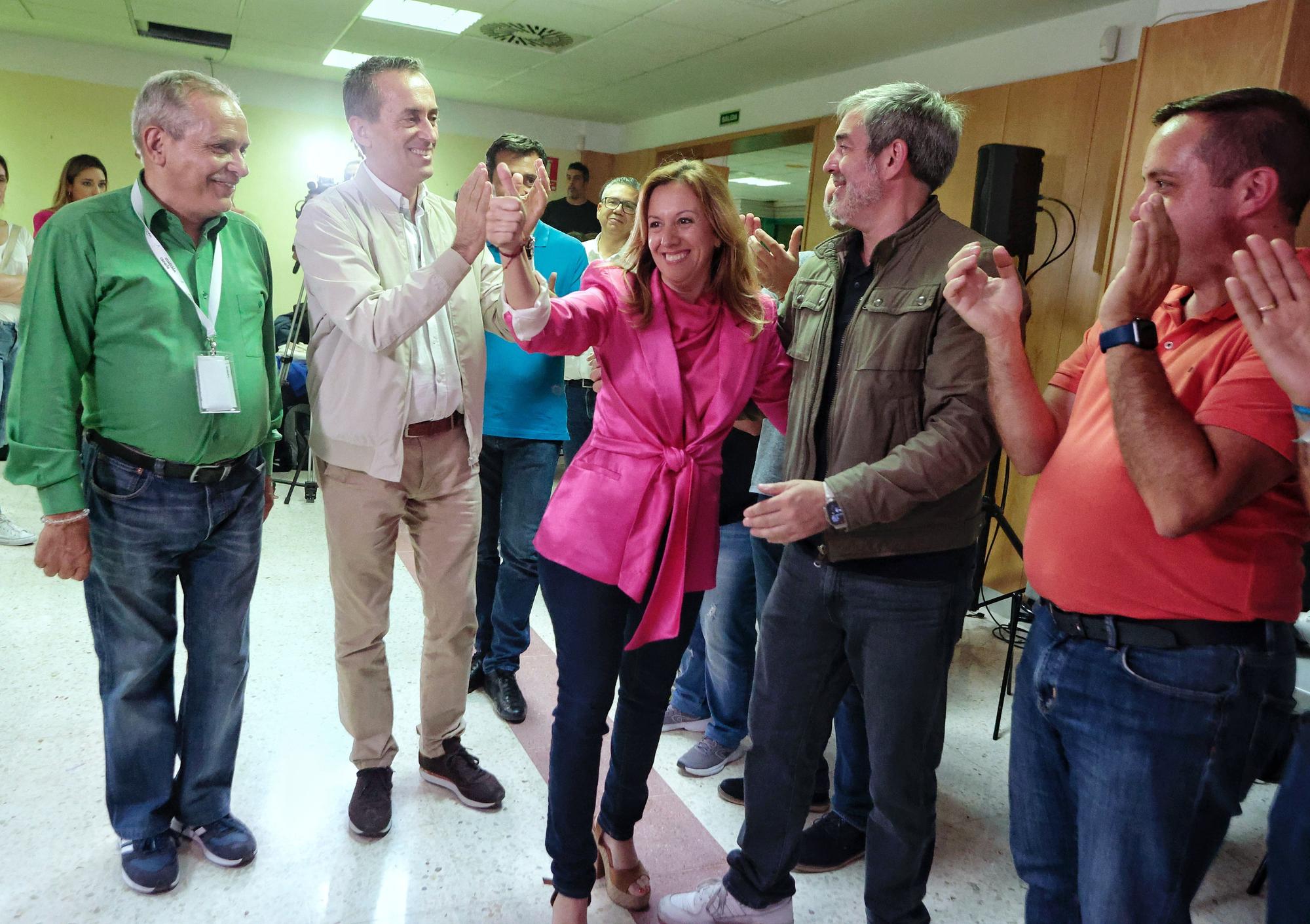 Noche electoral con Coalición Canaria