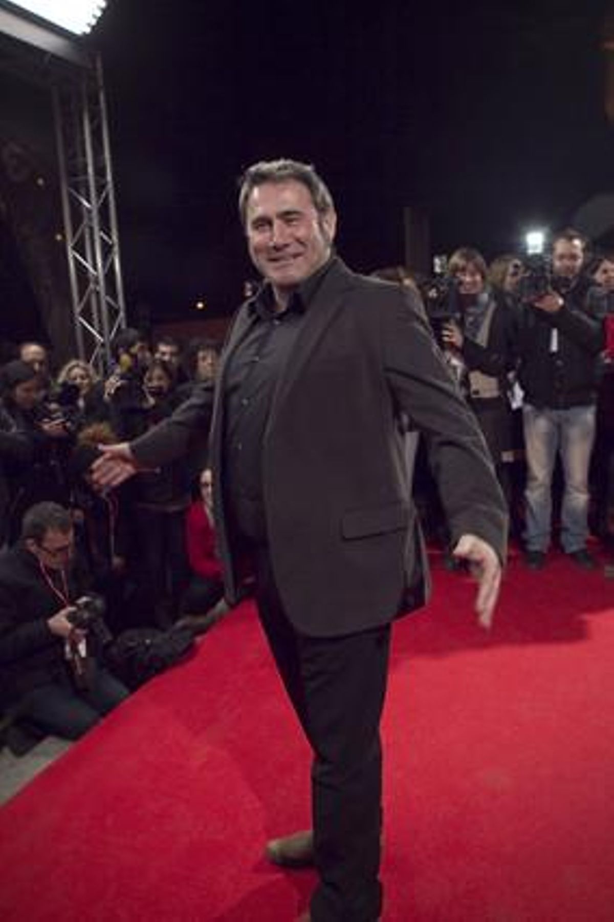 Sergi López, a l’alfombra vermella dels premis Gaudí. Sergi López, a l’alfombra vermella dels premis Gaudí.