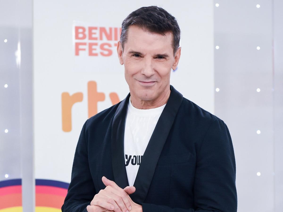 El presentador Jesús Vázquez durante una rueda de prensa, a 8 de enero de 2026, en Madrid, tras anunciar en la revuelta que será el presentador del Benidorm Fest