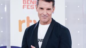 El presentador Jesús Vázquez durante una rueda de prensa, a 8 de enero de 2026, en Madrid, tras anunciar en la revuelta que será el presentador del Benidorm Fest