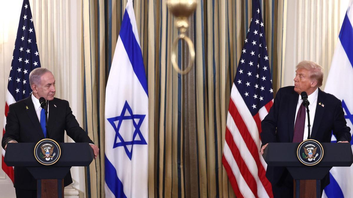 Trump y Netanyahu en una imagen de archivo.