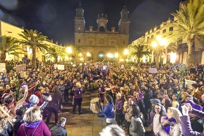 GENTE Y CULTURA 07-03-19  LAS PALMAS DE GRAN CANARIA. 8M Día Internacional de la Mujer. Manifestación por el 8M Día Internacional de la Mujer. FOTOS: JUAN CASTRO