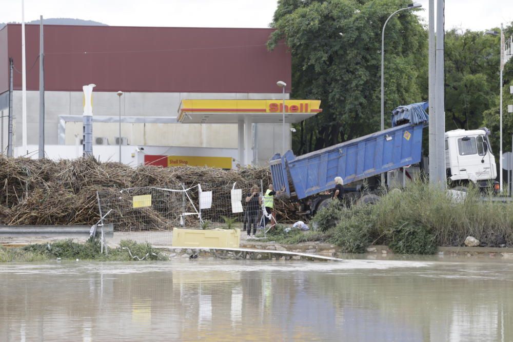 Así ha quedado la feria de La Fica tras la gota fría