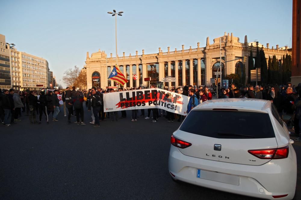 Protesta per la presència del Rei a BCN