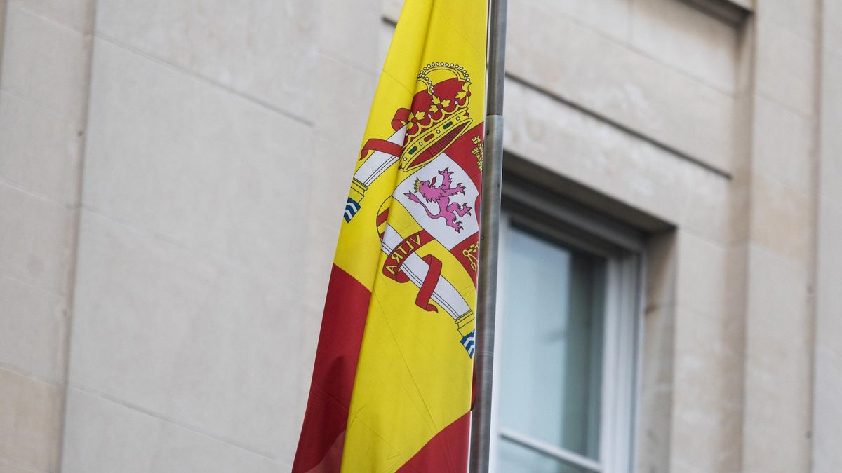 Fachada de la embajada española en Buenos Aires (Argentina)