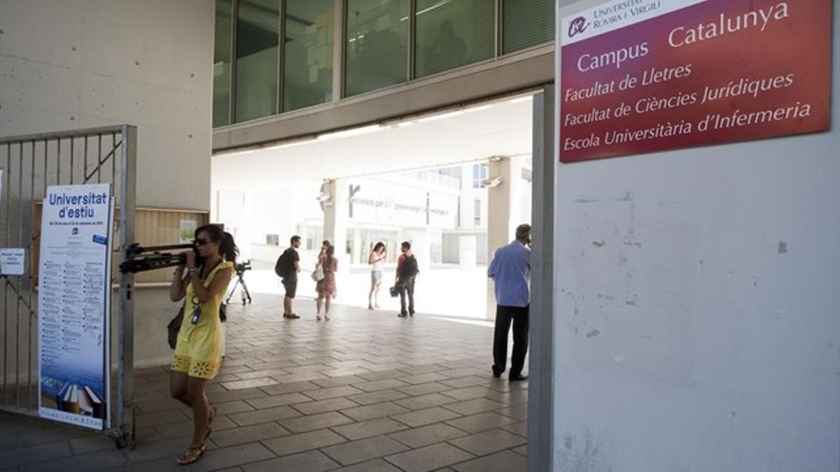 Entrada principal del Campus Catalunya de la URV.