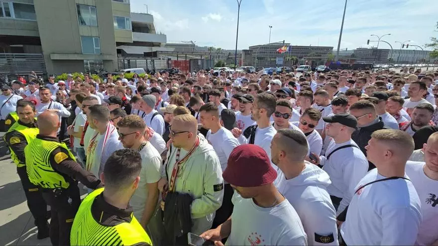 Los aficionados del Friburgo ya están en Balaídos