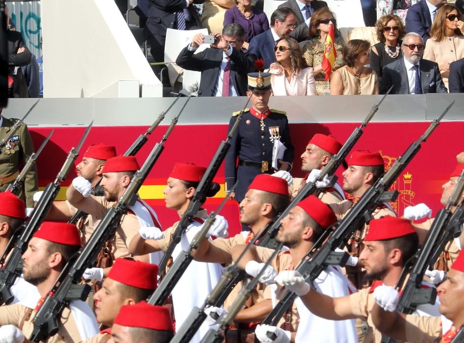 Presencia asturiana en el desfile del Día de la Hispanidad