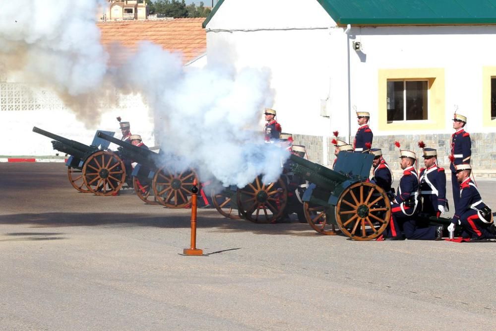 Acto por la festividad de Santa Bárbara en el Cuartel de Artillería Antiaérea de Cartagena