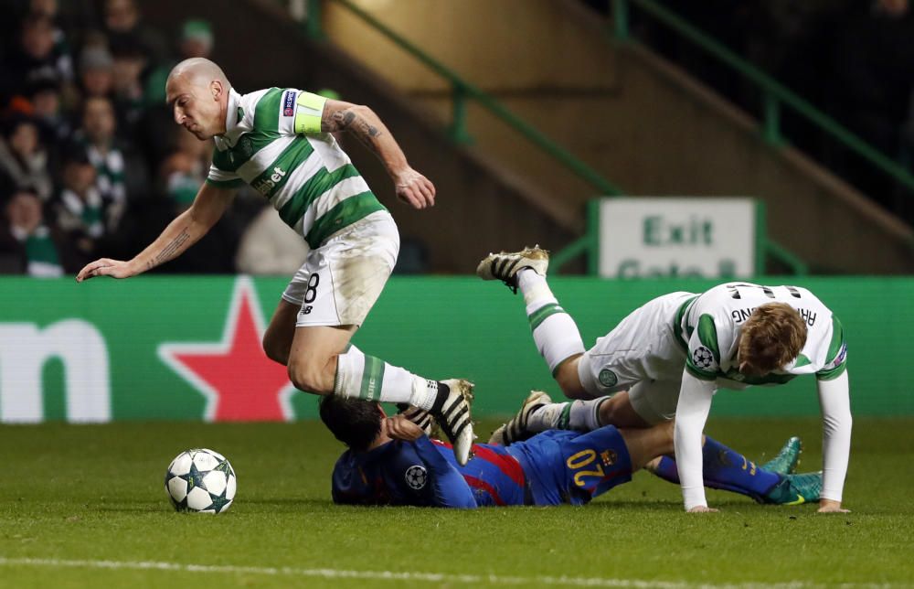 Imágenes del partido entre Celtic y Barcelona.