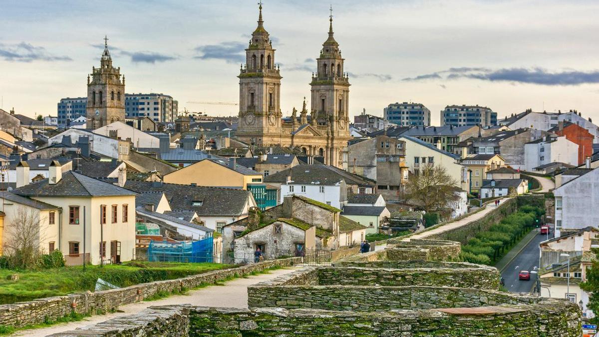 La muralla romana que se extiende en el norte de España y está declarada Patrimonio de la Humanidad