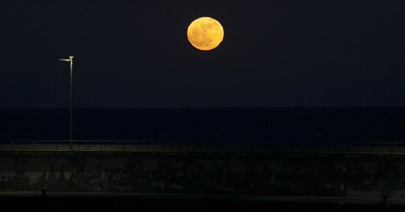 La Superluna en Tenerife, diciembre de 2017