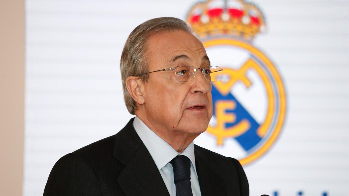 El presidente del Real Madrid, Florentino Pérez, en El Chiringuito