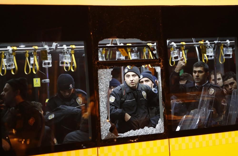 Atentado en el estadio del Besiktas de Estambul