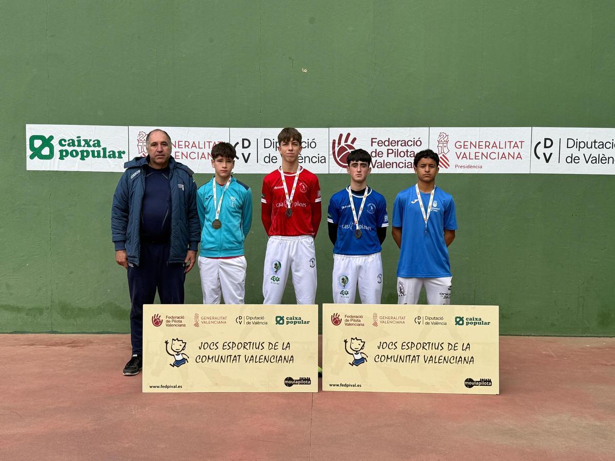 Podi cadet masculí.