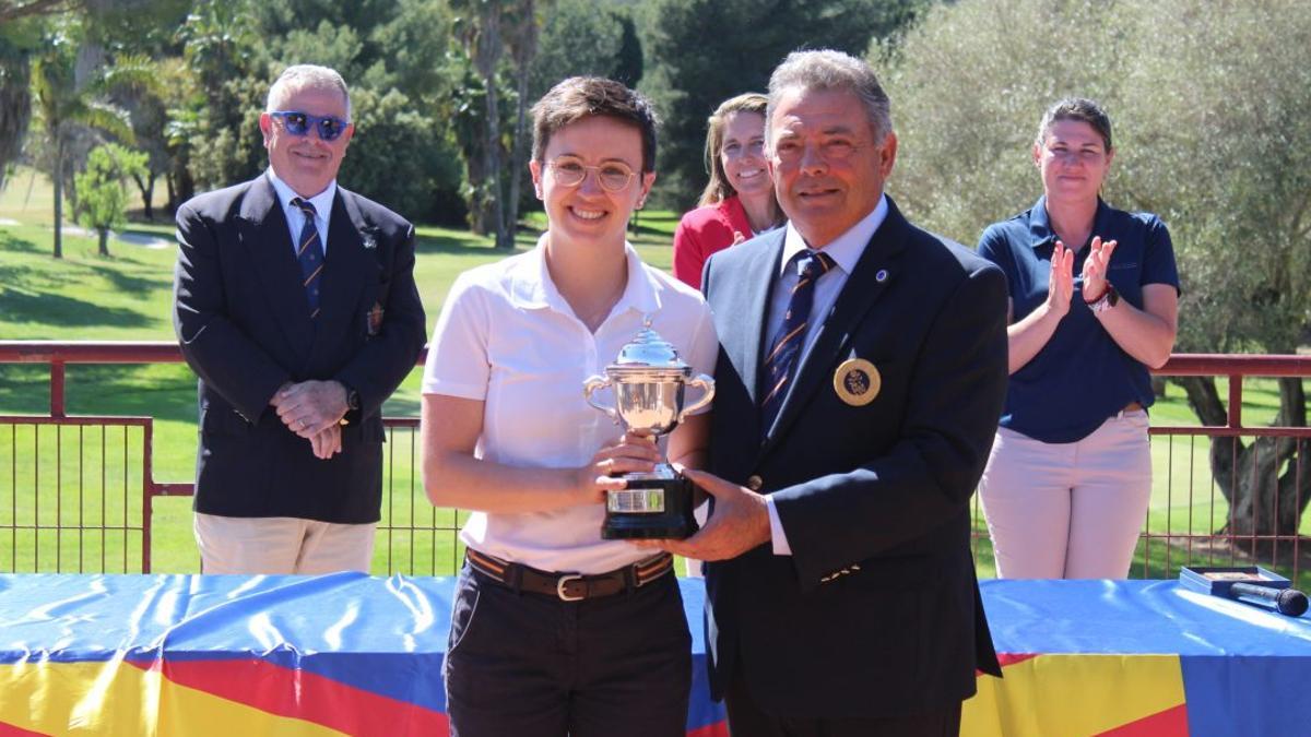 Irene Rollán sale triunfadora de Mediterráneo Golf