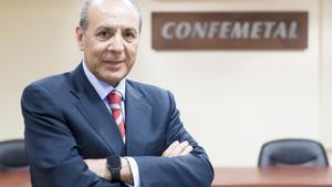 El presidente de Confemetal, José Miguel Guerrero.