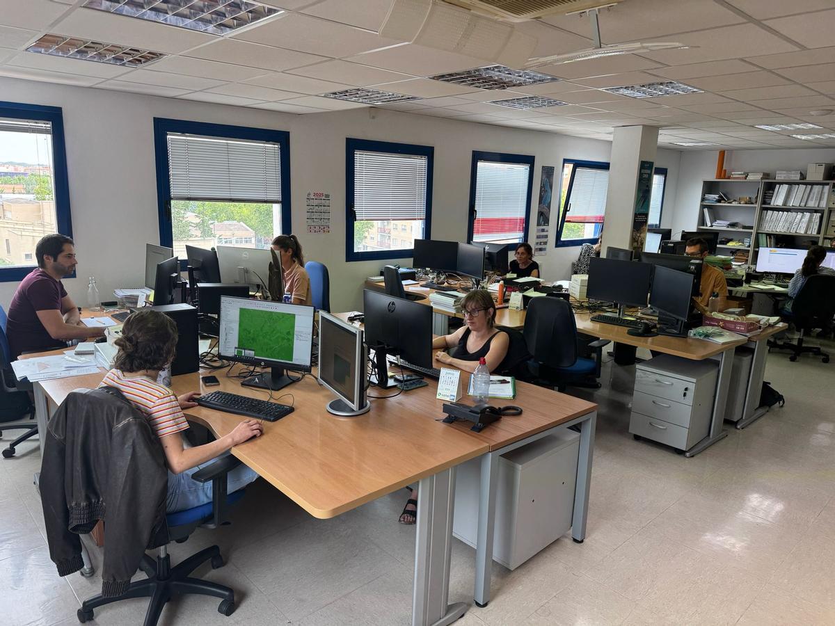 Imagen de una oficina de Satel en Zaragoza.