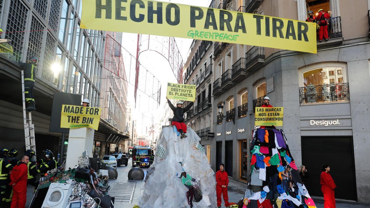 Protesta de Greenpeace. EFE