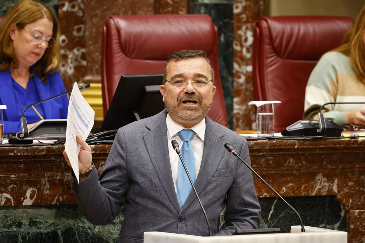 Carlos Albaladejo, diputado del PP en la Asamblea.
