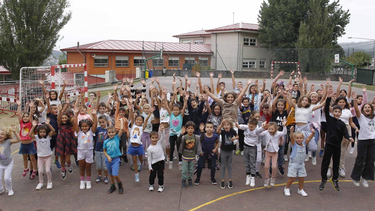 Primer día de clase en el CEIP Santa Mariña en Vigo. 8 septiembre 2022. Pablo Hernández Gamarra