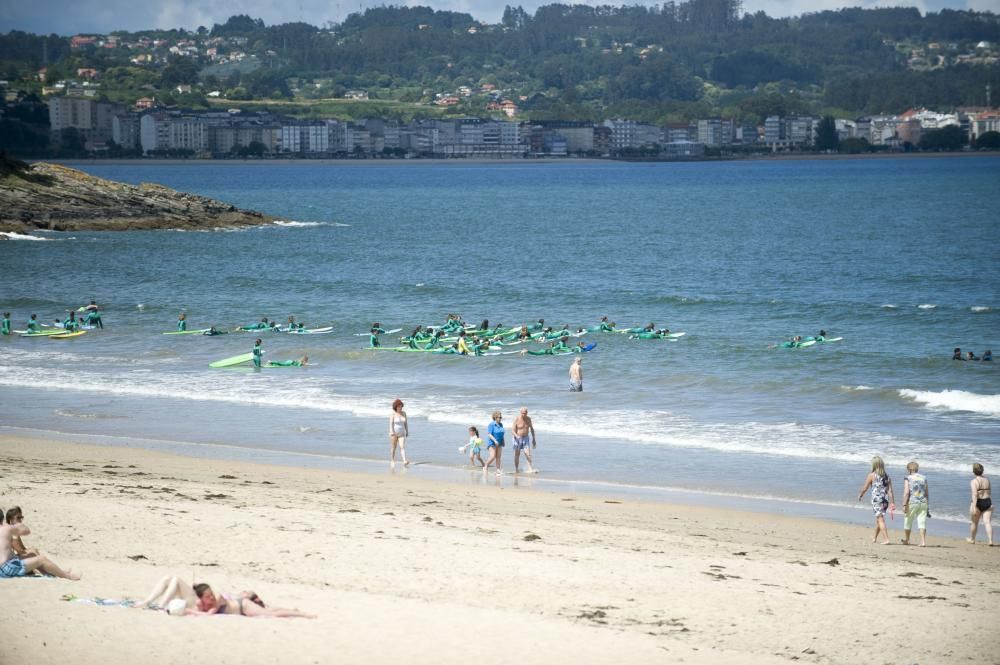 La Praia Grande de Miño pierda su bandera azul