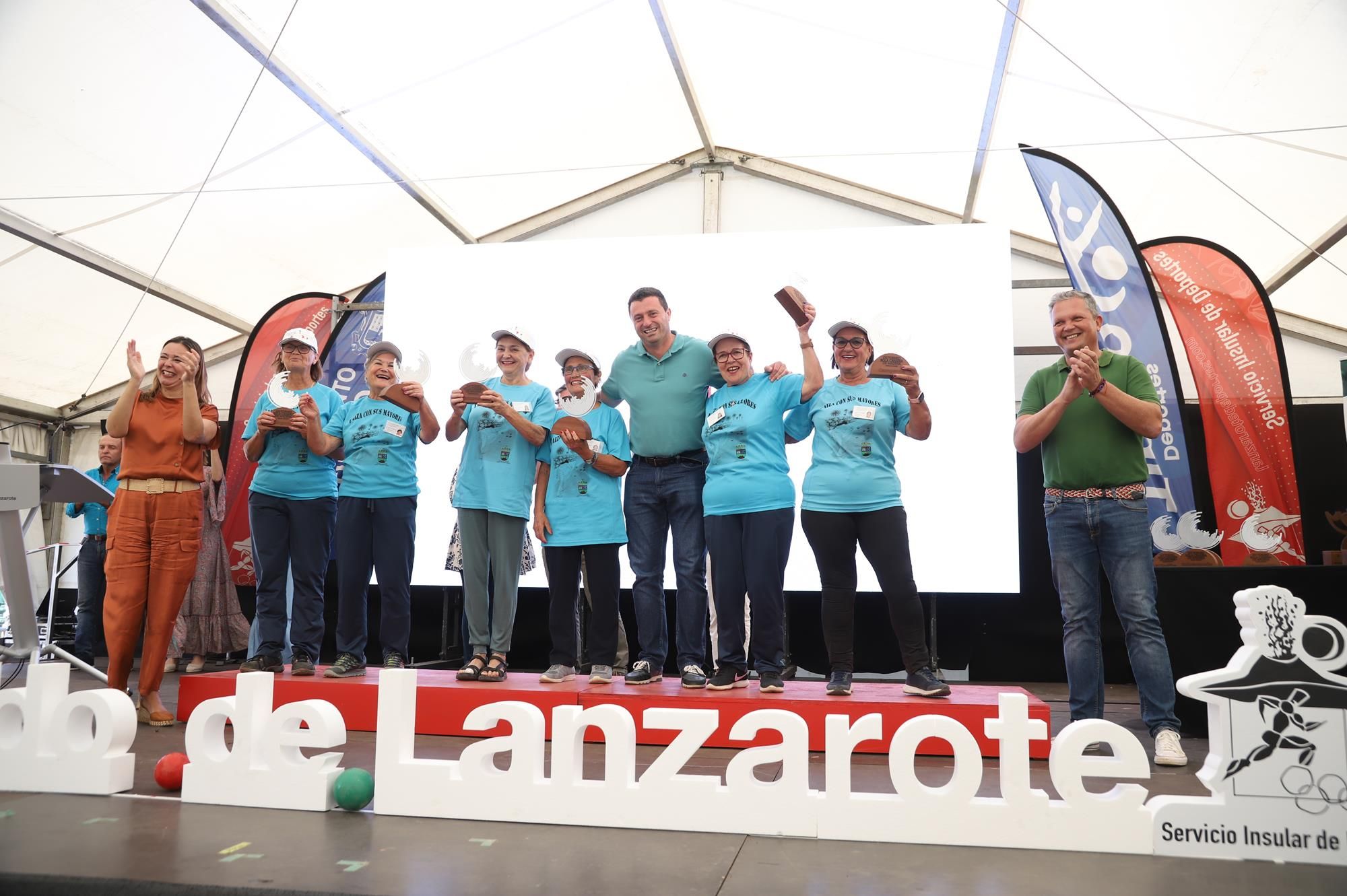 Los Chicos de Nazaret (Teguise) y La Huerta Vieja (Yaiza), vencedores del XXI Torneo Bola Canaria Madera ‘Abuelos Conejeros’