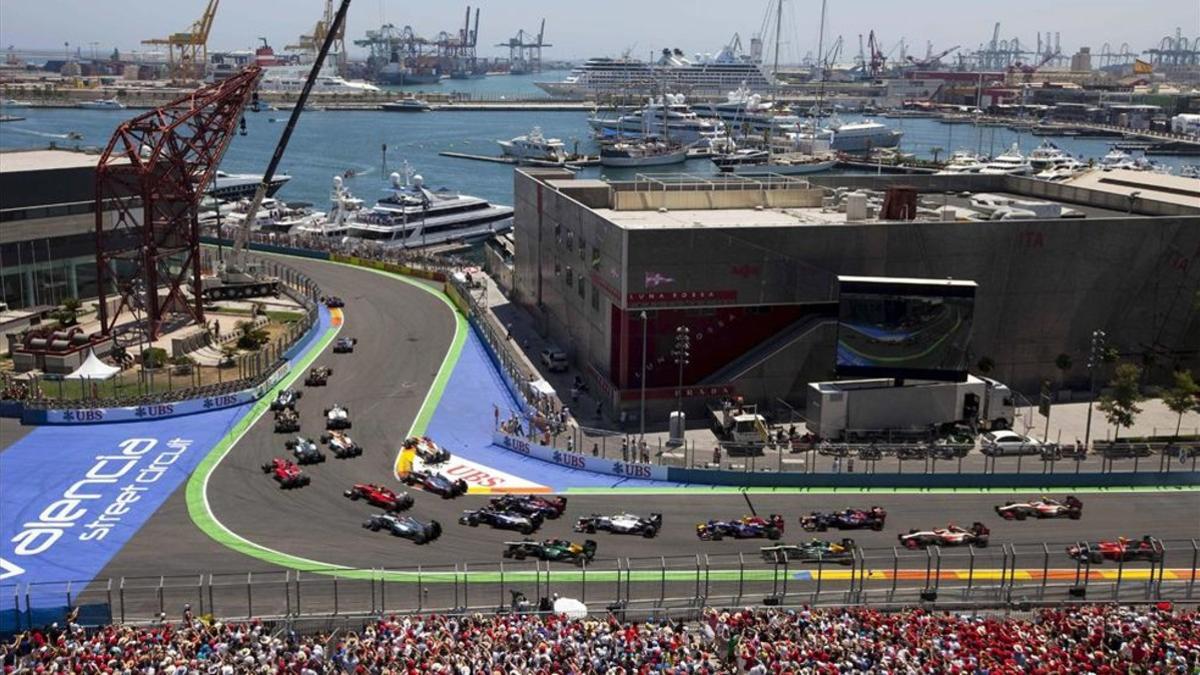 Imagen de archivo del GP de Fórmula 1 en Valencia