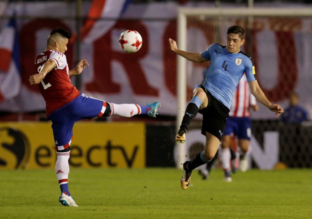 Fede Valverde marca en su debut con Uruguay