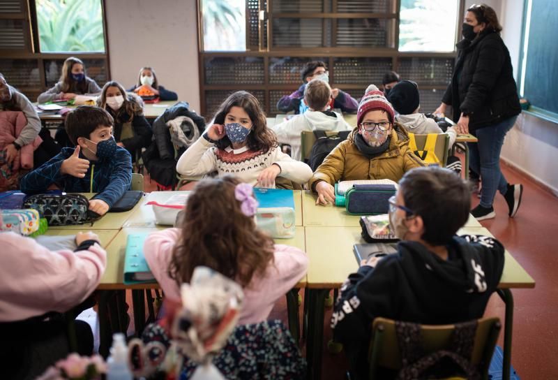 Reanudación de las clases en Tenerife tras las vacaciones navideñas